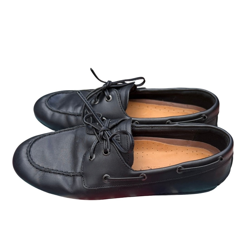 Sperry x Aritzia $120 Women's Slim Boat Shoe Flat Heel in Black Sz 8 - Picture 2 of 10